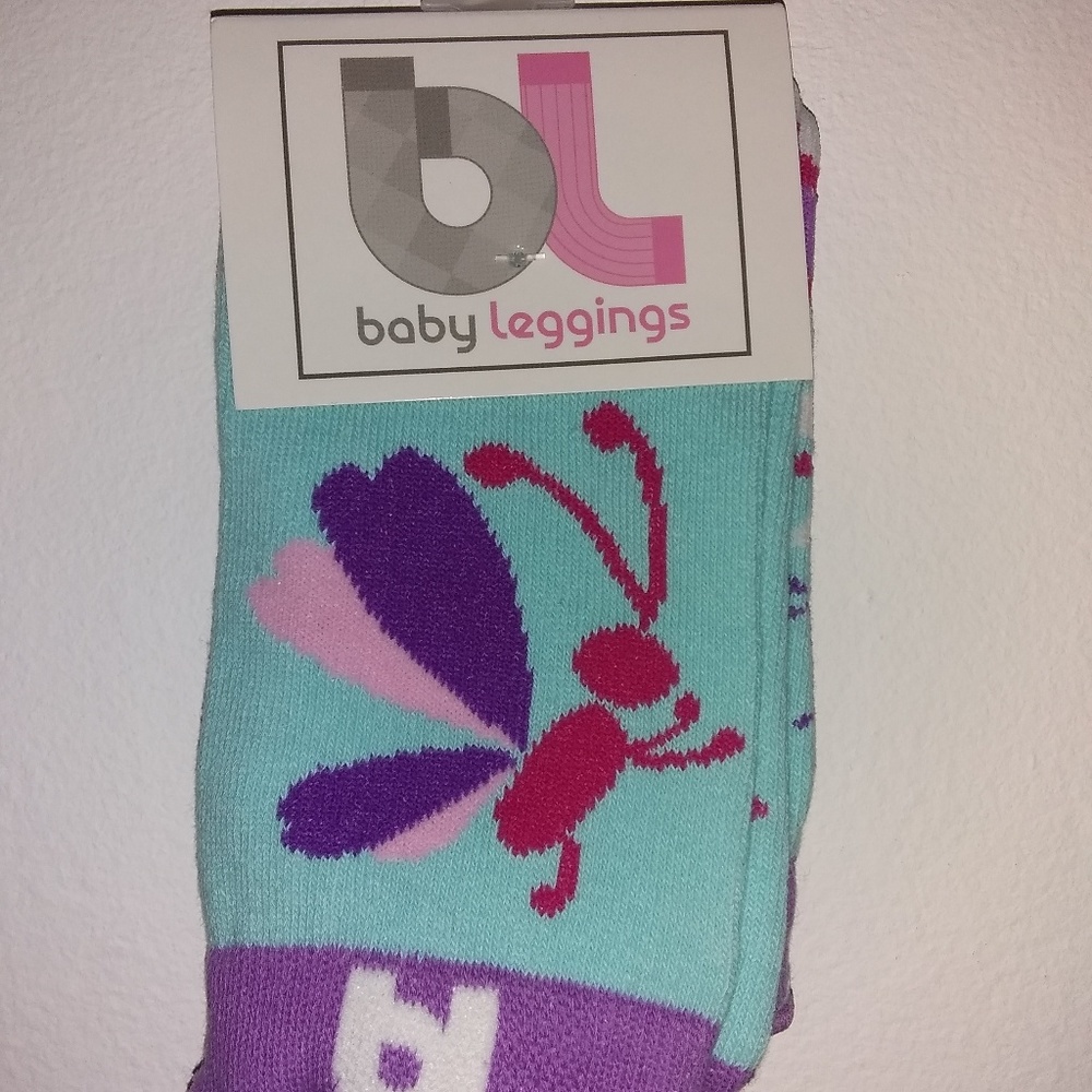 Butterfly baby leg warmers